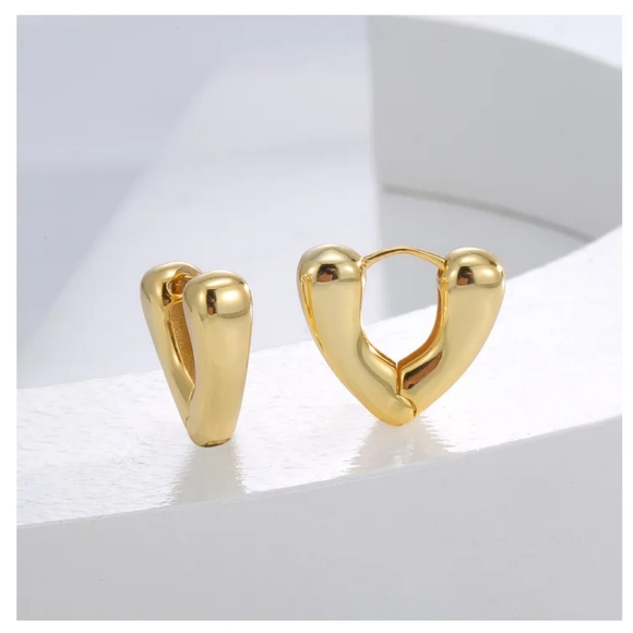 Jewelry - Sterling silver gold earrings